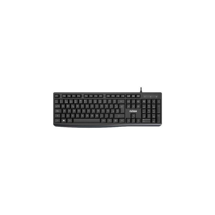 Nilox NXKBE000013 teclado USB Español Negro
