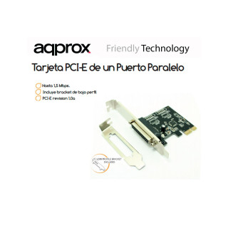 TARJETA PARALELO 1 PUERTO PCI-E APPROX APPPCIE1P