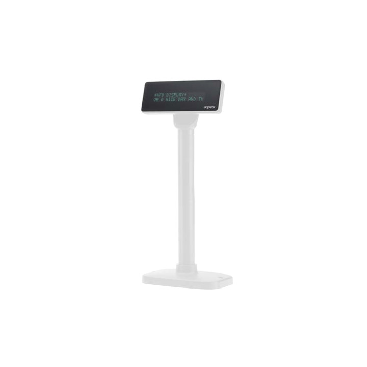Approx appVFD01 Visor de Cliente VFD para TPV Blanco