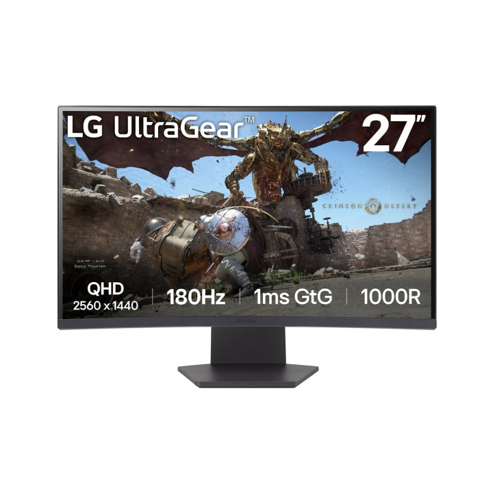 LG 27GS60QC-B pantalla para PC 68,6 cm (27") 2560 x 1440 Pixeles Full HD LCD Negro
