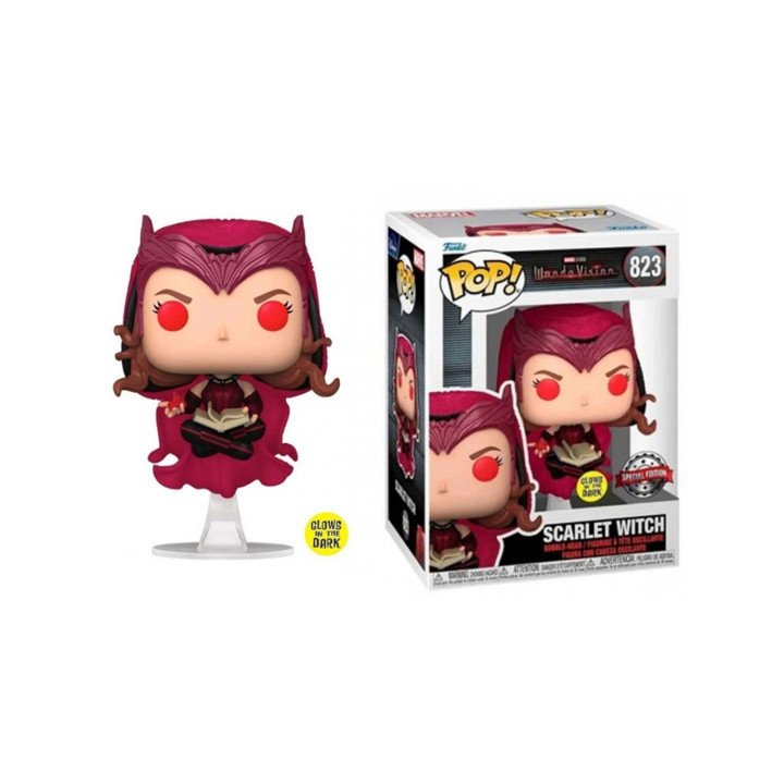 Funko pop marvel wandavision glows scarlet witch 62345