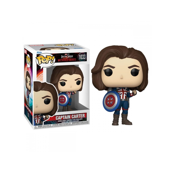 Funko pop marvel doctor strange multiverso de la locura capitana carter 62408