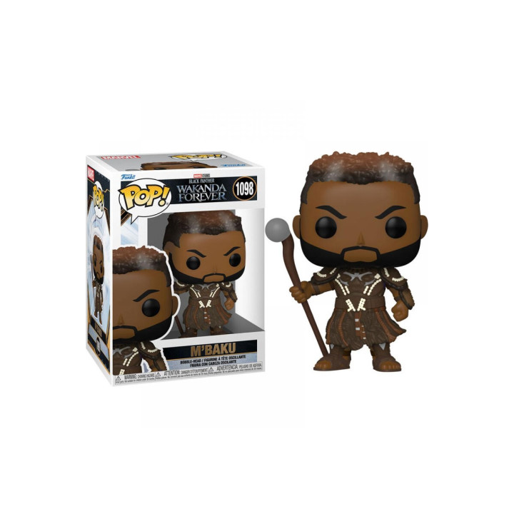 Funko pop marvel black panther wakanda forever mbaku 63942