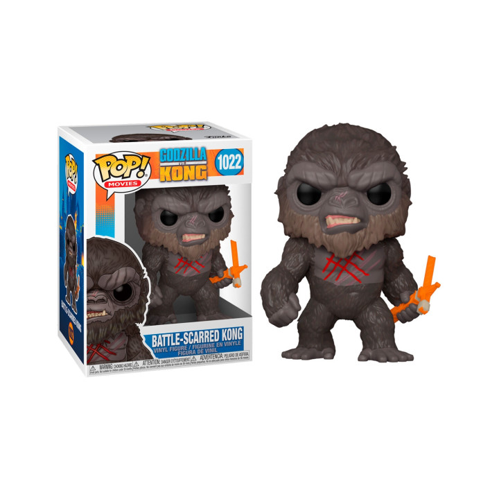 Funko pop cine godzilla vs kong kong herido 50954