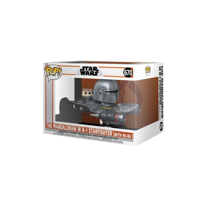 Funko pop rides mandalorian mandaloriano & n - 1 starfighter 76549