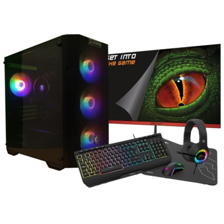 Zone Evil AMD Ryzen 5 4650G/16GB/2 Tb NVMe/Monitor 24