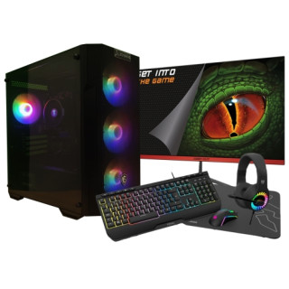 Zone Evil AMD Ryzen 5 4650G/32GB/2 Tb NVMe/Monitor 24
