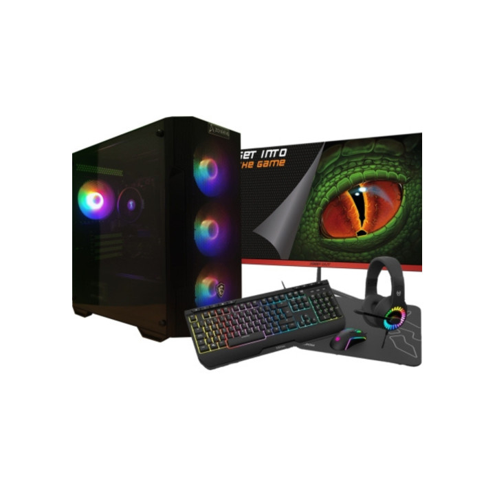 Zone Evil AMD Ryzen 5 4650G/32GB/1 Tb NVMe/Windows 11 Monitor 24
