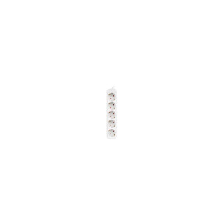 Lanberg PS0-05F-0300-W base múltiple 3 m 5 salidas AC Interior Blanco