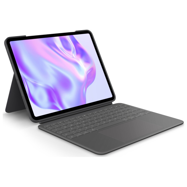Logitech Combo Touch QWERTZ Alemán Smart Connector Grafito
