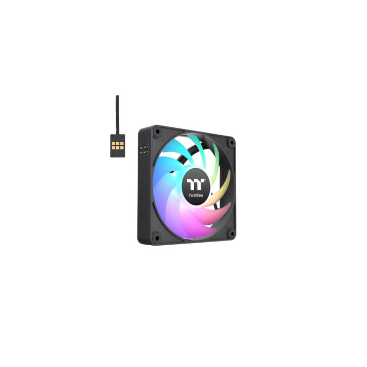 Thermaltake CT120 EX ARGB Carcasa del ordenador Ventilador 12 cm Negro, Blanco 3 pieza(s)
