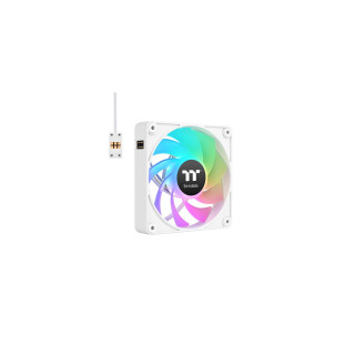 Thermaltake CL-F195-PL14SW-A sistema de refrigeración para ordenador Carcasa del ordenador Ventilador 14 cm Blanco 3...