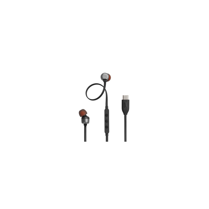JBL Tune 310C Auriculares Alámbrico Dentro de oído Llamadas/Música USB Tipo C Negro