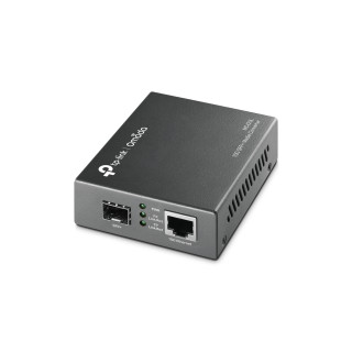 TP-Link MC420L convertidor de medio 10000 Mbit/s Multimodo, Monomodo Negro