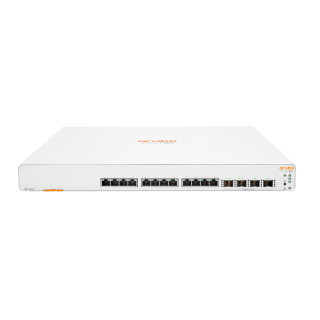 HPE Aruba Networking Aruba Instant On 1960 12XGT 4SFP+ Gestionado L2+ 10G Ethernet (100/1000/10000) 1U Blanco