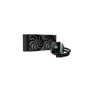 DeepCool MYSTIQUE 240 Procesador Sistema de refrigeración líquida todo en uno 12 cm Negro 1 pieza(s)