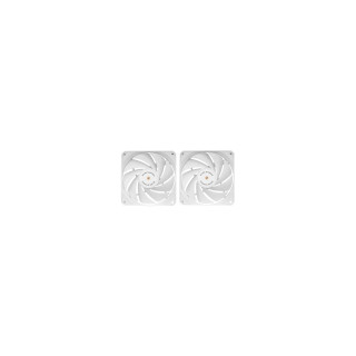 Mars Gaming MF-NCLX2W Carcasa del ordenador Ventilador 12 cm Blanco 2 pieza(s)
