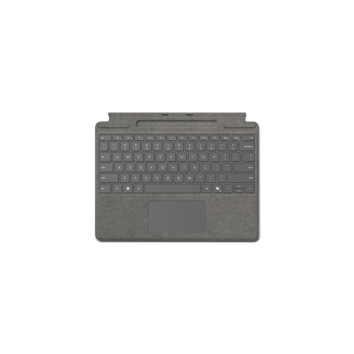 Microsoft 8XB-00197 teclado para móvil Microsoft Cover port Platino
