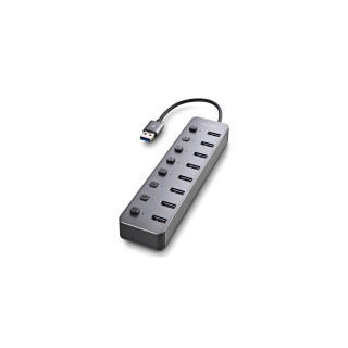 NGS IHUB 8 USB 2.0 Type-A 5000 Mbit/s Negro