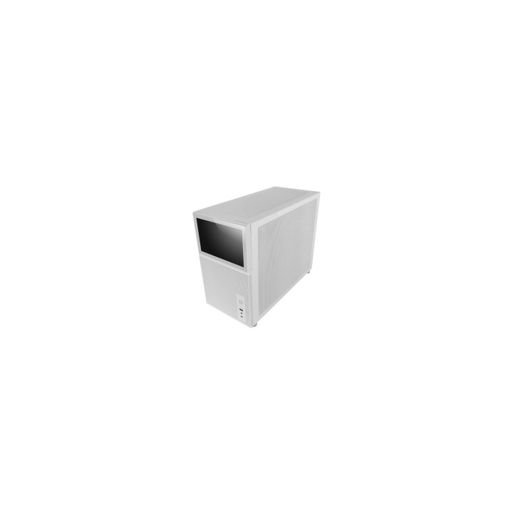 Mars Gaming MC-LCD Mini Tower Negro, Blanco
