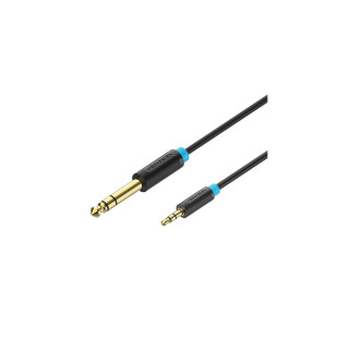 Vention Cable Estéreo BABBH/ Jack 6.5 Macho - Jack 3.5 Macho/ 2m/ Negro