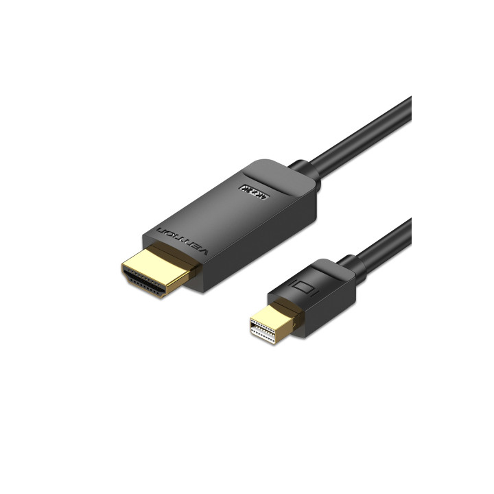 Vention Cable Conversor HAHBH/ Mini Displayport Macho - HDMI Macho/ 2m/ Negro