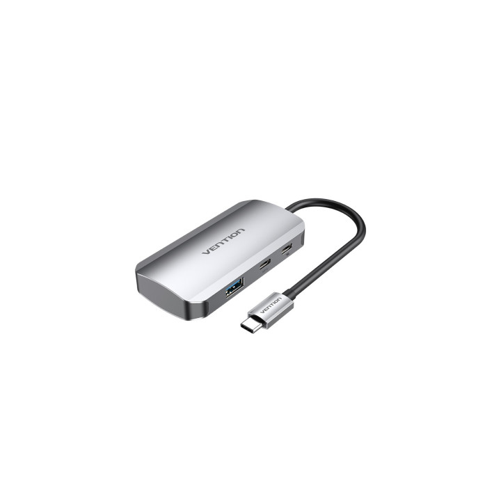 Vention Hub USB Tipo-C TNDHB/ 3xUSB/ 1xUSB Tipo-C/ 1xUSB Tipo-C PD