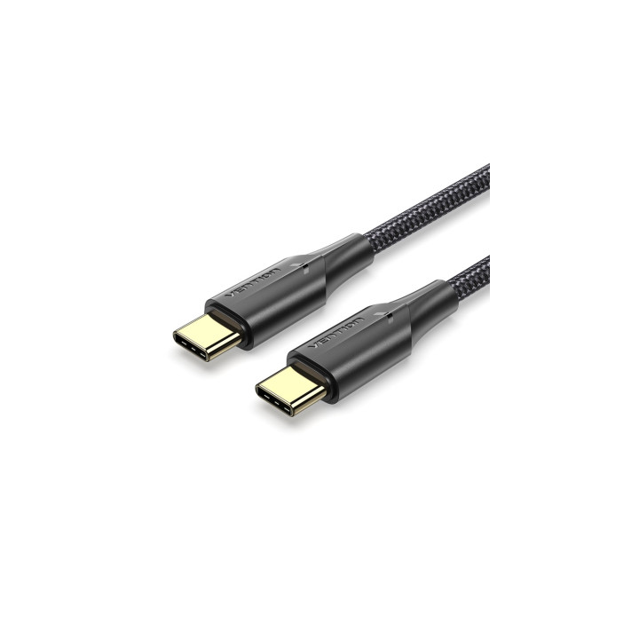 Vention Cable USB 2.0 Tipo-C 3A TAUBH/ USB Tipo-C Macho - USB Tipo-C Macho/ 2m/ Negro