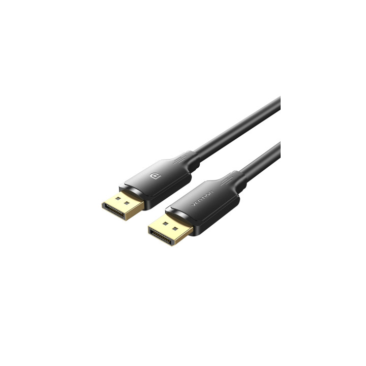 Vention Cable Conversor HAKBH/ DisplayPort Macho - DisplayPort Macho 4K/ 2m/ Negro
