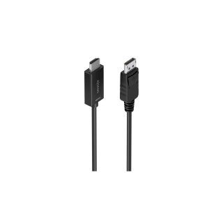 AISENS Cable conversor DisplayPort a HDMI 4K@60Hz, DP/M-HDMI/M, Negro, 1.5m