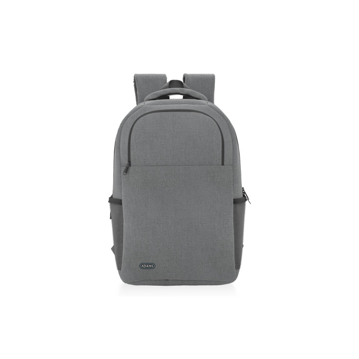AISENS Mochila premium para portátil 15.6, Gris