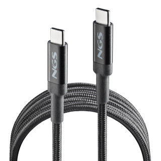 NGS KNOT 65W-2 cable USB USB 2.0 2 m USB C Negro