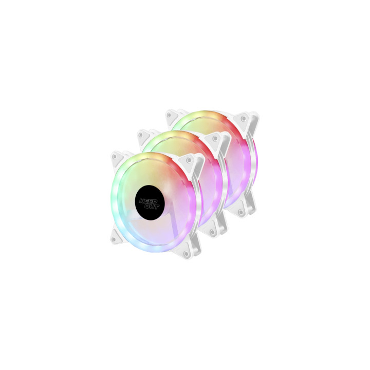 Keep Out XFC-120SRW Ventilador ARGB Blanco