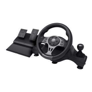 Trust GXT 289 Movi Negro USB Volante + Pedales Nintendo Switch, PlayStation 4, Xbox One S, Xbox One X, Xbox Series S,...