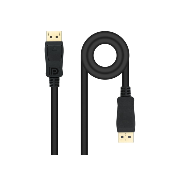 Nanocable Cable DisplayPort 1.4, DP/M - DP/M, Negro, 5 m