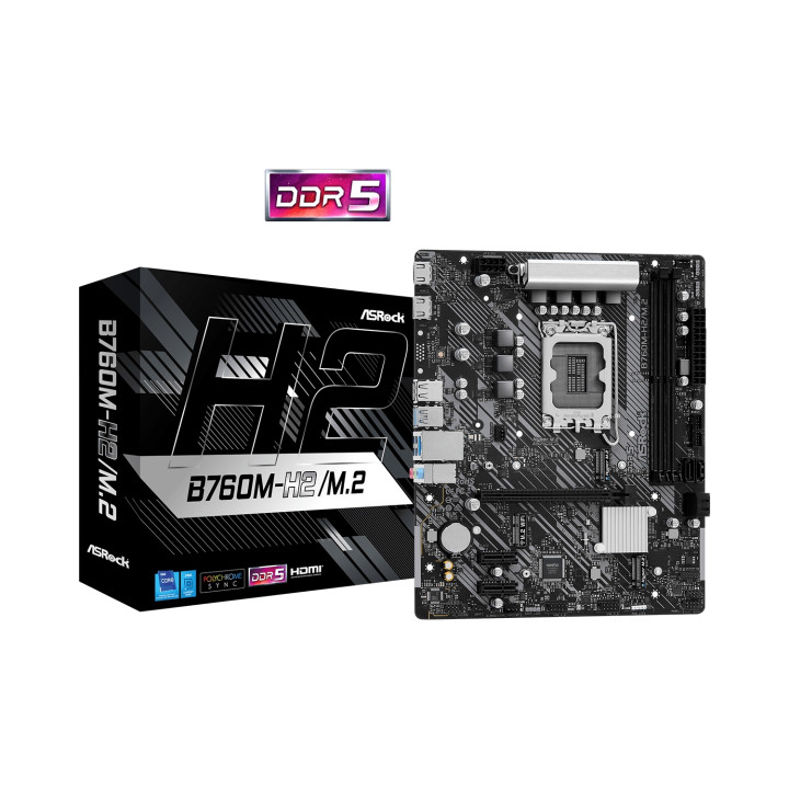 Asrock B760M-H2/M.2 Intel B760 LGA 1700 micro ATX Placa Base