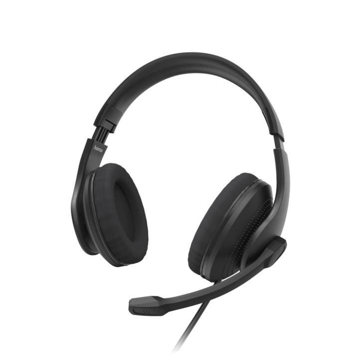 Hama HS-USB300 V2 Auriculares Alámbrico Diadema Oficina/Centro de llamadas USB tipo A Negro
