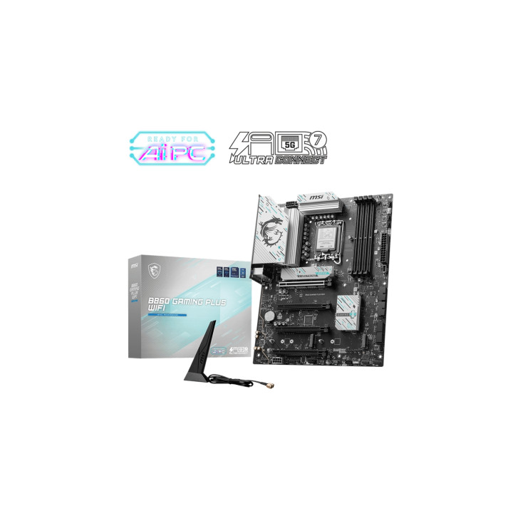 MSI B860 GAMING PLUS WIFI placa base Intel B860 LGA 1851 (Socket V1) ATX