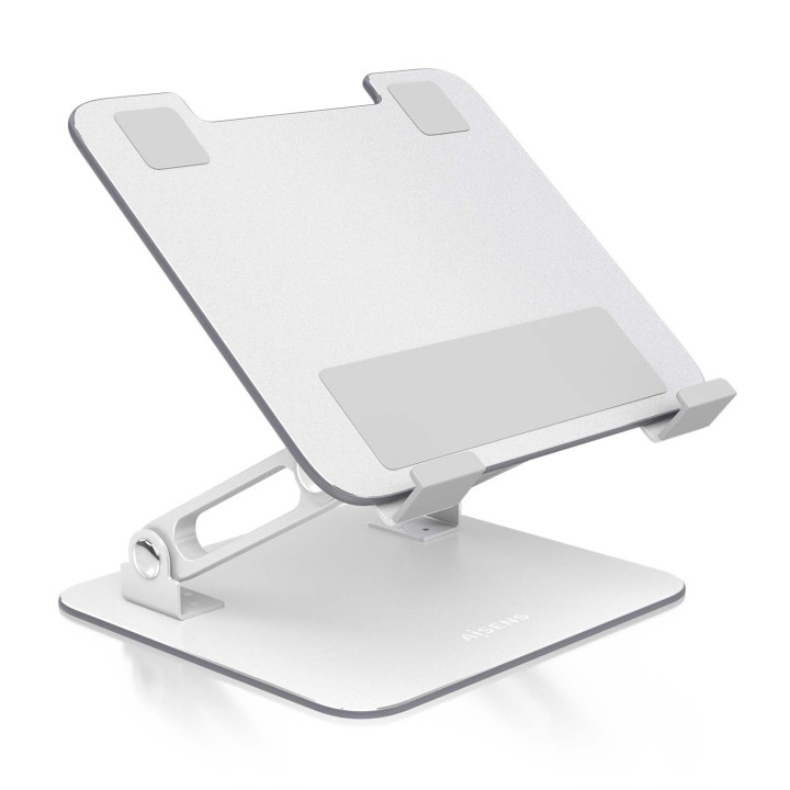 AISENS Soporte de Sobremesa 7-13 Ajustable Para Portatil / Tablet, Plata