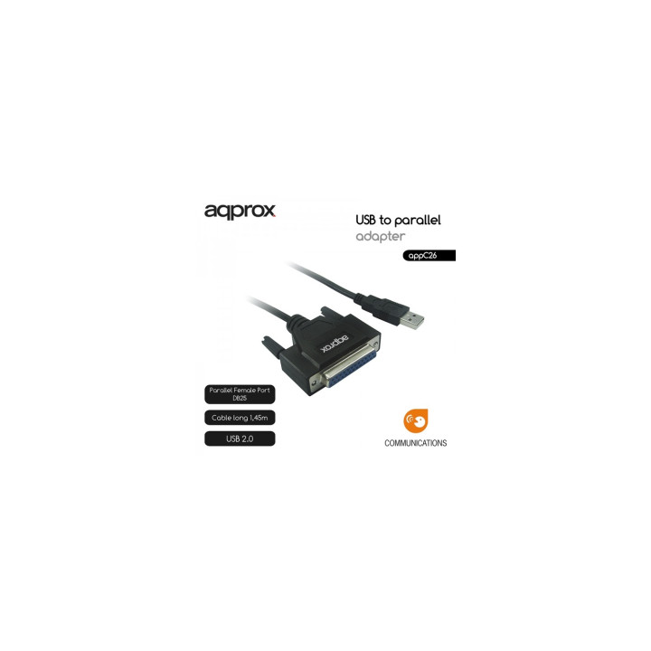 ADAPTADOR USB A PARALELO APPROX APPC26