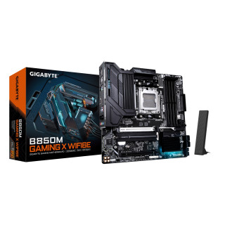 GIGABYTE B850M GAMING X WIFI6E Placa Base - Procesadores AMD Ryzen Serie 9000, VRM Digital 10+2+2 fases, hasta 8200MHz