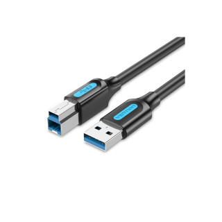Vention Cable USB 3.0 Impresora COOBF/ USB Tipo-B Macho - USB Macho/ 1m/ Negro