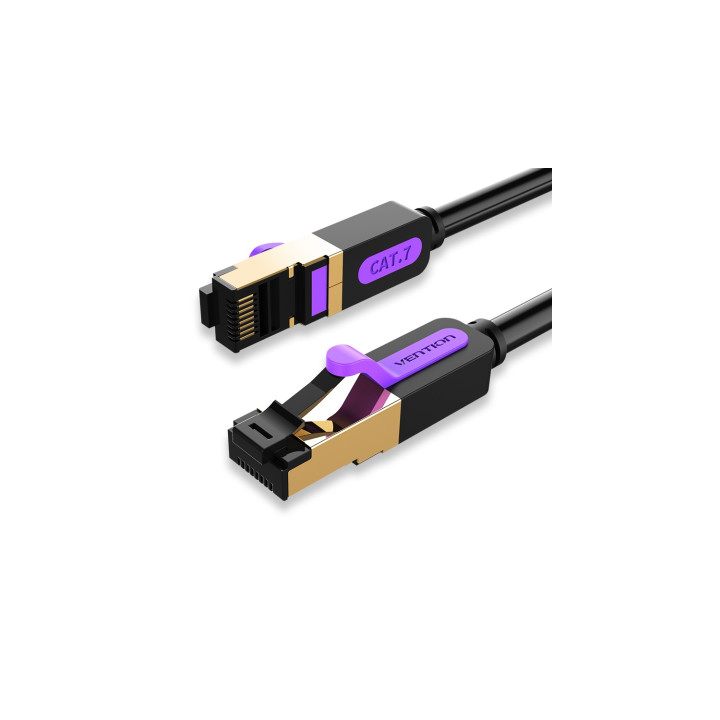 Vention Cable de Red RJ45 SFTP ICDBD Cat7/ 50cm/ Negro