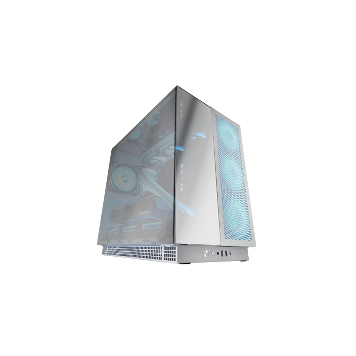 Mars Gaming MC-NOVA3, Caja Gaming Custom XXL E-ATX, Tripe Cristal Cromado Continuo Sin Marco, Soporte Completo...