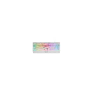 Mars Gaming MK124, Teclado Ergonómico H-Mech, Reposamuñecas Integrado, Iluminación FRGB Rainbow, Teclado Gaming...