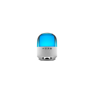 Mars Gaming MS-Flow, Altavoz Portátil Bluetooth 15W, Iluminación Orbilight RGB 360°, Sonido Potente con Driver DeepBass