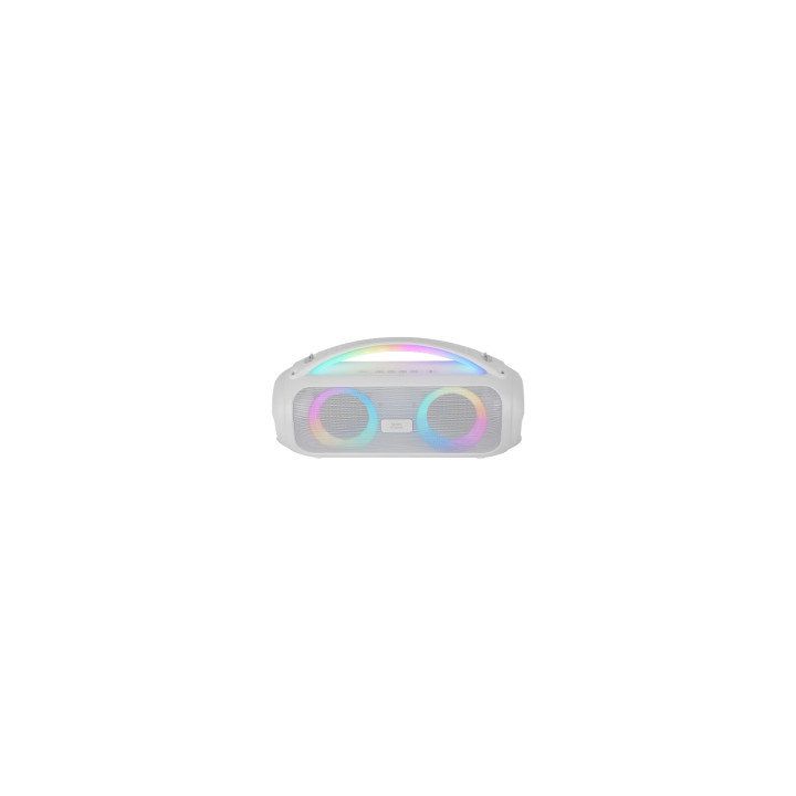 Mars Gaming MS-PULSE, Altavoz Bluetooth Portátil 50W RMS, Iluminación RGB, 2 Drivers Activos 93mm + 2 Drivers Pasivos...