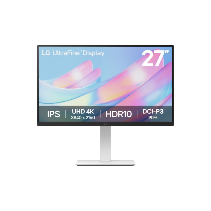 LG 27US550-W pantalla para PC 68,6 cm (27") 3840 x 2160 Pixeles 4K Ultra HD LCD Negro, Blanco