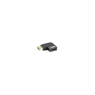 Lanberg AD-HDMI-09 adaptador de cable de vídeo HDMI tipo A (Estándar) Negro, Plata
