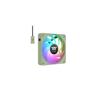 Thermaltake CL-F196-PL12MG-A sistema de refrigeración para ordenador Carcasa del ordenador Ventilador 12 cm Verde 3...